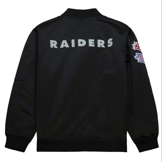 Oakland Raiders Vintage Logo Lightweight Satin Jacket Oakland Raiders Vintage Logo Lightweight Satin Jacket