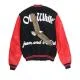 Off-White Eagle 23 Red and Black Varsity Jacket Off-White Eagle 23 Red and Black Varsity Jacket