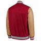 Ohio State Buckeyes Red and Brown Varsity Jacket Ohio State Buckeyes Red and Brown Varsity Jacket