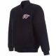 Oklahoma City Thunder Bomber Navy Blue Wool Jacket