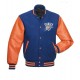 Oklahoma City Thunder Orange and Blue Letterman Jacket Oklahoma City Thunder Orange and Blue Letterman Jacket