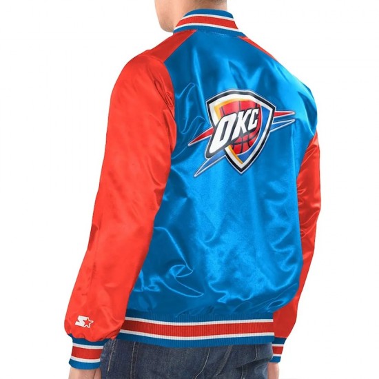 Oklahoma City Thunder Renegade Varsity Jacket