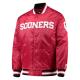 Oklahoma Sooners O-Line Crimson Satin Jacket Oklahoma Sooners O-Line Crimson Satin Jacket