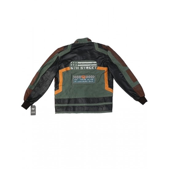Old Edge Runners 6th Street Gang Cosplay leather Jacket Old Edge Runners 6th Street Gang Cosplay leather Jacket