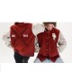 One Piece Red Varsity Jacket One Piece Red Varsity Jacket
