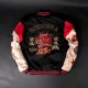 Onimusha Round Of Blast Black Varsity Jacket Onimusha Round Of Blast Black Varsity Jacket