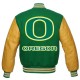 Oregon Ducks Green & Yellow Varsity Jacket