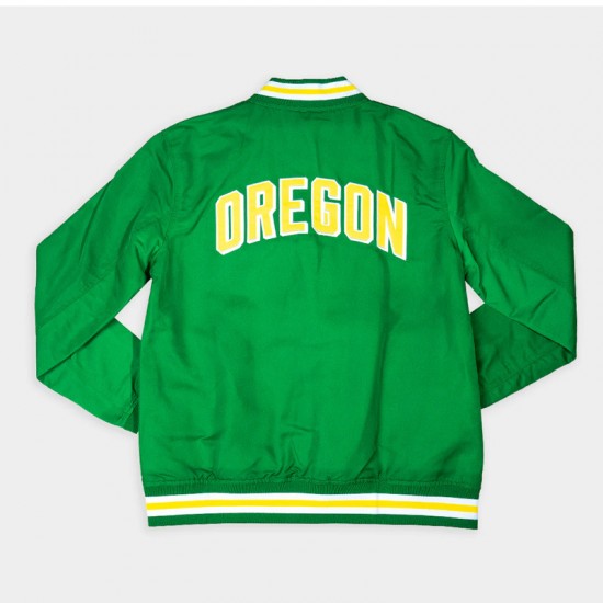 Oregon Ducks Retro Logo Bomber Jacket