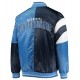 Orlando Magic Color Block Varsity Black and Blue Satin Jacket Orlando Magic Color Block Varsity Black and Blue Satin Jacket