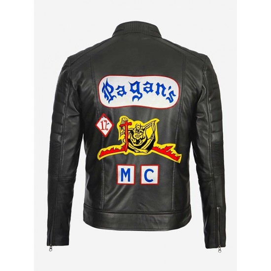 Pagan MC Motorcycle Black Leather Jacket Pagan MC Motorcycle Black Leather Jacket