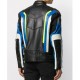 Panelled Color Biker Jacket For Men Panelled Color Biker Jacket For Men