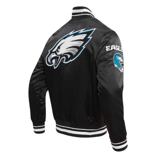 Philadelphia Eagles Mashup Classic Rib Satin Jacket