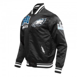 Philadelphia Eagles Mashup Classic Rib Satin Jacket