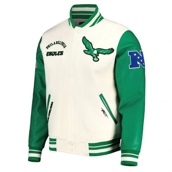 Philadelphia Eagles Retro Classic Varsity Jacket Philadelphia Eagles Retro Classic Varsity Jacket