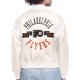 Philadelphia Flyers Printed Logo Varsity Satin Jacket Philadelphia Flyers Printed Logo Varsity Satin Jacket