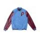 Philadelphia Phillies Maroon/Blue Letterman Jacket