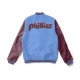 Philadelphia Phillies Maroon/Blue Letterman Jacket