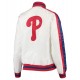 Philadelphia Phillies Starter White Satin Jacket Philadelphia Phillies Starter White Satin Jacket