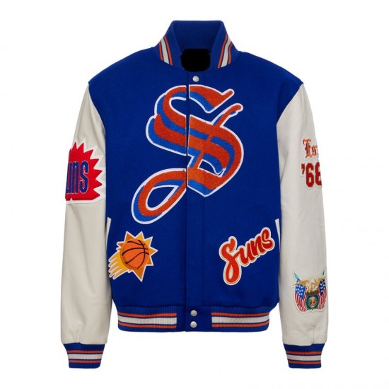 Phoenix Suns Blue Varsity Jacket Phoenix Suns Blue Varsity Jacket