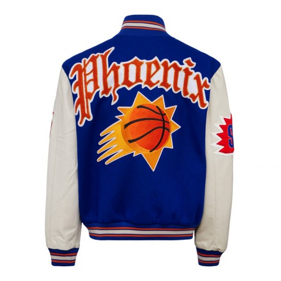 Phoenix Suns Blue Varsity Jacket Phoenix Suns Blue Varsity Jacket