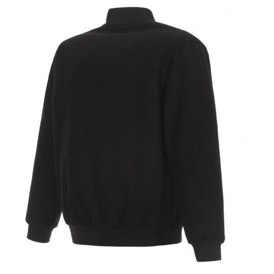 Phoenix Suns Bomber Black Wool Jacket Phoenix Suns Bomber Black Wool Jacket