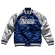 Pick and Roll New England Patriots Navy Satin Jacket