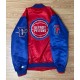 Pistons Ty Mopkins Red and Blue Satin Jacket Pistons Ty Mopkins Red and Blue Satin Jacket