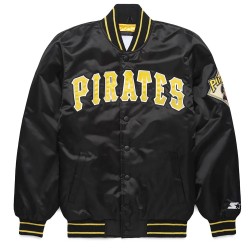 Pittsburgh Pirates Classic Black Satin Jacket