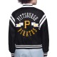 Pittsburgh Pirates Printed Logo Varsity Satin Jacket Pittsburgh Pirates Printed Logo Varsity Satin Jacket