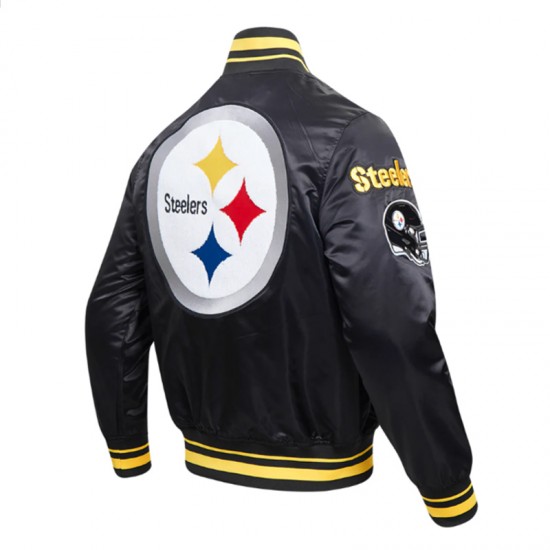 Pittsburgh Steelers Mashup Classic Rib Satin Jacket