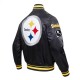 Pittsburgh Steelers Mashup Classic Rib Satin Jacket
