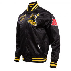 Pittsburgh Steelers Retro Classic Rib Satin Jacket Pittsburgh Steelers Retro Classic Rib Satin Jacket