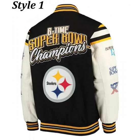 Pittsburgh Steelers Super Bowl Champions Varsity Jacket