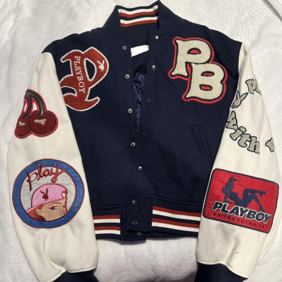 Playboy Men's Varsity Jacket Playboy Men's Varsity Jacket