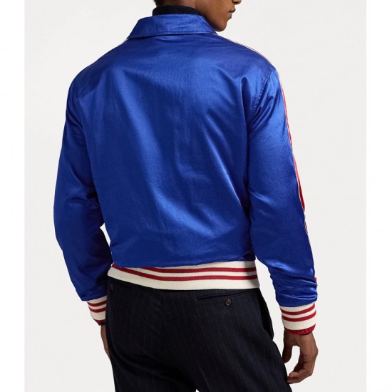 Polo Ball Bomber Satin Jacket Polo Ball Bomber Satin Jacket