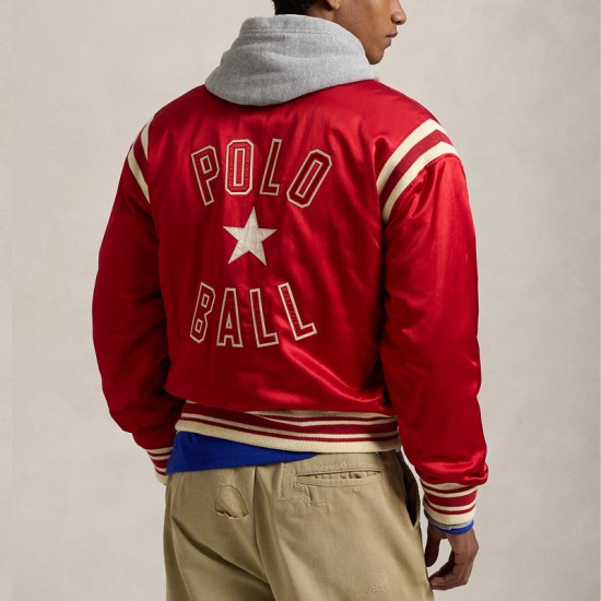 Polo Ball Rally Satin Jacket