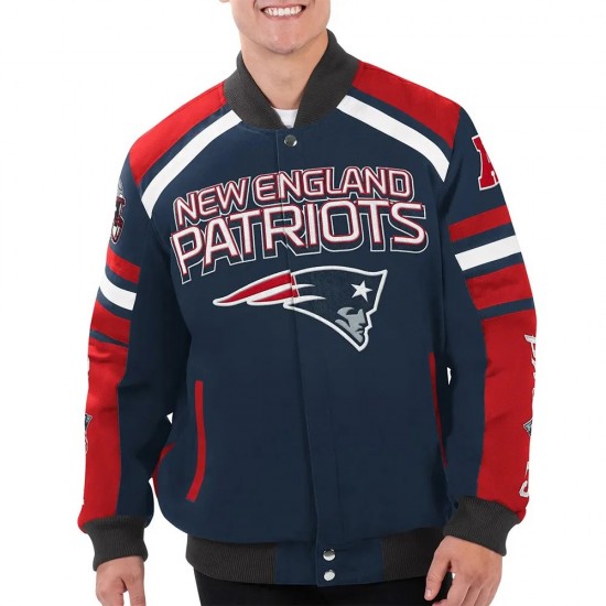 Power Forward Racing New England Patriots Jacket Power Forward Racing New England Patriots Jacket