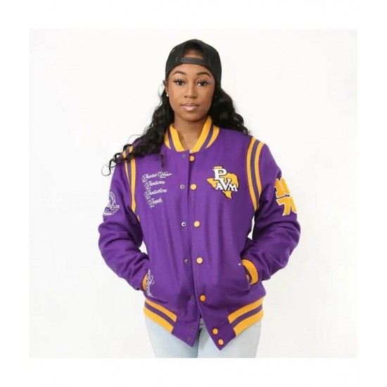 Prairie View A&M University Unisex Varsity Jacket Prairie View A&M University Unisex Varsity Jacket