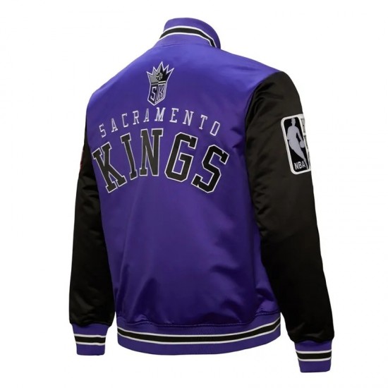 Primetime Sacramento Kings Purple & Black Jacket