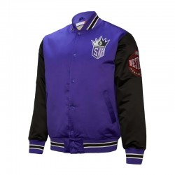 Primetime Sacramento Kings Purple & Black Jacket