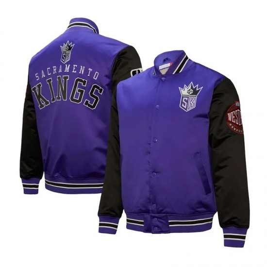 Primetime Sacramento Kings Purple & Black Jacket