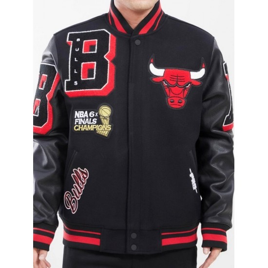 Pro Standard Chicago Bulls Varsity Jacket Pro Standard Chicago Bulls Varsity Jacket