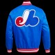 Men's Pro Standard Montreal Expos Classic Satin Jacket Men's Pro Standard Montreal Expos Classic Satin Jacket