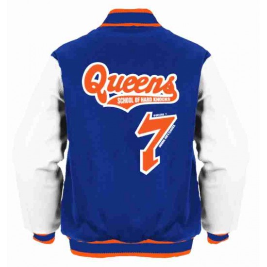 Queens 7 Varsity Wool Jacket Queens 7 Varsity Wool Jacket