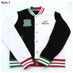 Ranboo Black and White Letterman Jacket