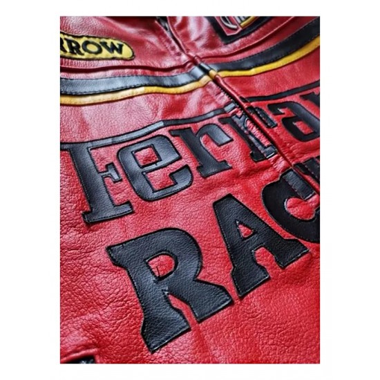 Red Ferrari Racing Jacket Red Ferrari Racing Jacket