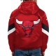 Red Force Play Chicago Bulls Half-Zip Hoodie Red Force Play Chicago Bulls Half-Zip Hoodie