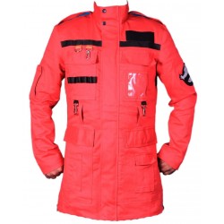 Red Ghost Frozen Empire Cosplay Denim Jacket for Men 