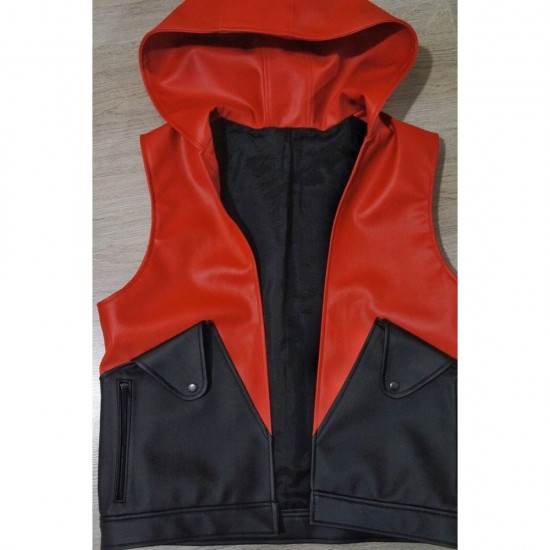Red Hood Cosplay Waistcoat Halloween Cosplay Costume