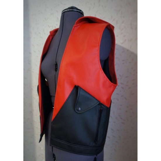 Red Hood Cosplay Waistcoat Halloween Cosplay Costume